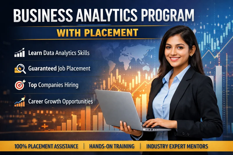 6-Month Business Analytics Program with Placement