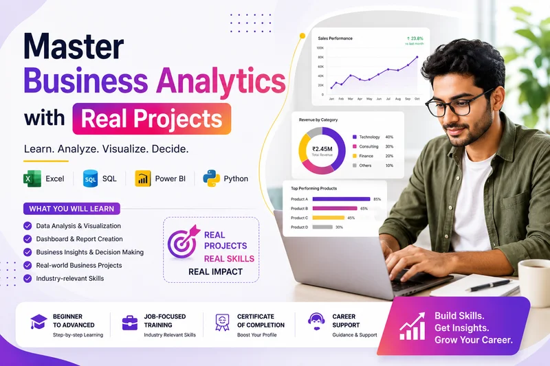 Master Business Analytics with Real Projects