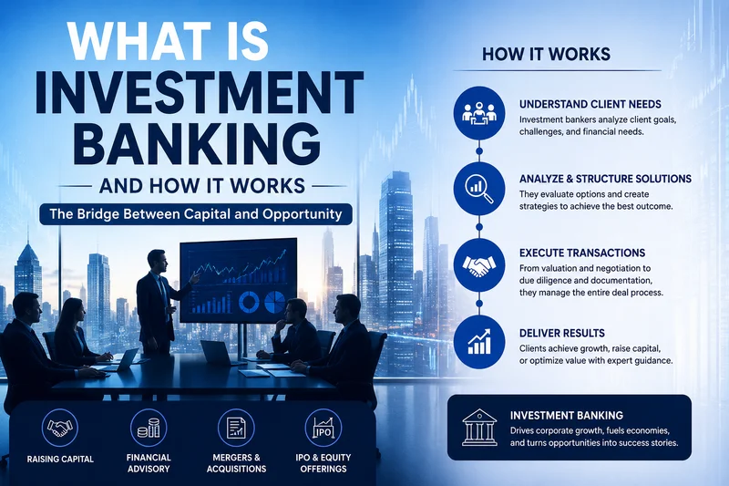 What Is Investment Banking and How It Works (2026 Guide)